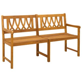 vidaXL Banco De Exterior Natural 150 X 55,5 X 90 Cm Vidaxl