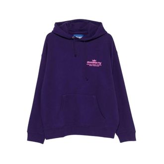 Awake NY Hoodies, male, Purple, Size: S Logo Hoodie