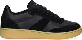A.P.C. Sneakers con inserti in pelle scamosciata - Nero