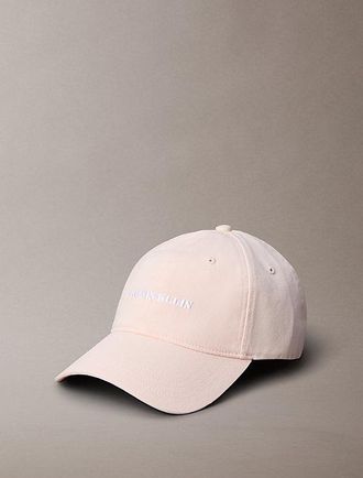 Calvin Klein Twillkatoenen pet met geborduurd logo