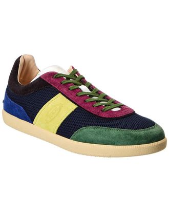 Tod's TodS Suede & Mesh Sneaker