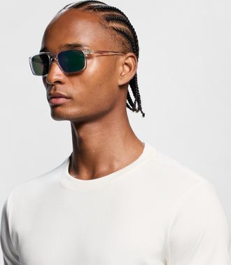 Nike Unisex Fire Large Polarized Sunglasses in Blue | NKFD1819-900