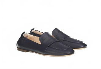AGL Womens Cristiana Leather Moccasin In Black