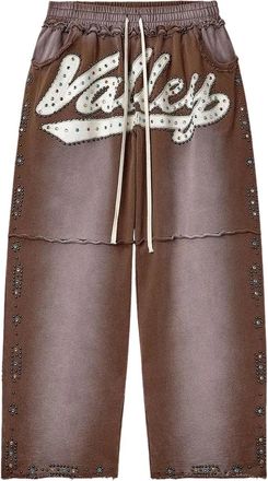 Vale Verfraaide trainingsbroek - Bruin