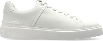 Balmain B-Court Leather Sneakers - Heren - Sneakers - Wit - 43 EU - Leer - Schoenen