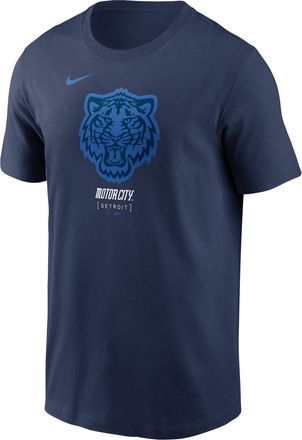 Nike Detroit Tigers City Connect Wordmark Nike Mens MLB T-Shirt in Blue | N19944BDG-2VJ