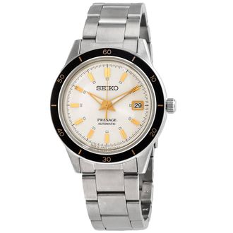 Seiko Presage Automatic Beige Dial Mens Watch SRPG03J1