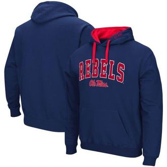 Colosseum Mens Colosseum Navy Ole Miss Rebels Big & Tall Arch & Logo 2.0 Pullover Hoodie at Nordstrom, Size X-Large