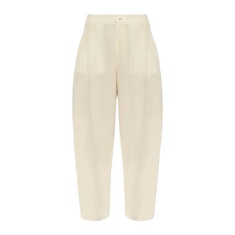 Darkpark Darkpark - Phebe Wolbroek - Dames - Broeken - Beige - Maat: L Wol