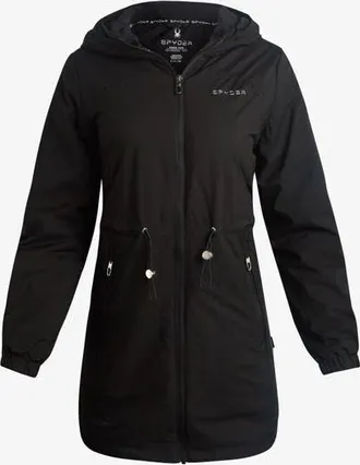 Spyder Women Long Softshell Jacket in Black at Nordstrom, Size Large