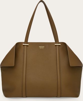 Ferragamo Women Folded tote bag (L) Brown