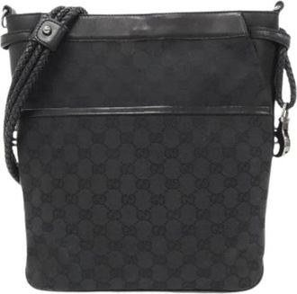 Gucci Borsa a tracolla in tela GG Pre-owned - - Pre-owned - Donna - Nero - ONE SIZE