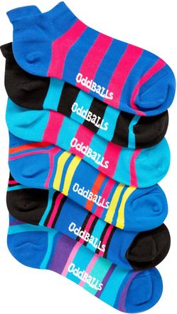 Oddballs | Sock Multipack | 5 Pack | Mens & Womens | Colourful Cotton Socks | Work Socks | Elasticated Ankle (UK, Numeric, 7, 11, Regular, Regular, Mix Up)