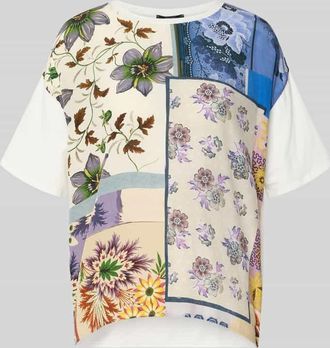 Max Mara Relaxed Fit Blusenshirt aus Baumwoll-Mix Modell PAMPAS in Weiss, Gr&ouml;&szlig;e XXL