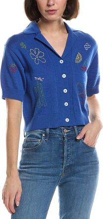 Mother The Boxy Raquette Wool Top
