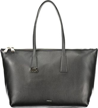 Furla Bolso Tote de Piel Granulada - Bags - Mujer - Negro - ONE SIZE