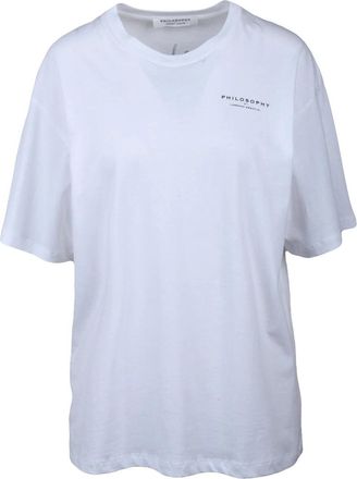 Philosophy di Lorenzo Serafini White Cotton T-shirt
