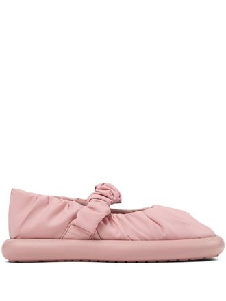 Camper Ballerine Onda con ruches - Rosa
