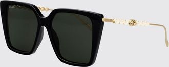 Gucci Occhiali da sole GG1967S Gucci in acetato e metallo con perle cabochon