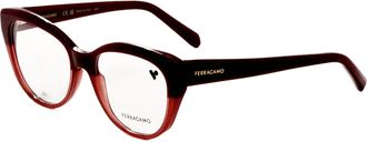Ferragamo Ferragamo Womens 53 mm Red Opticals