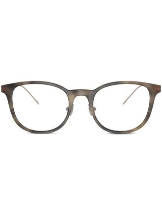 Brunello Cucinelli round-frame glasses - unisex - Acetate - 51 - Grey