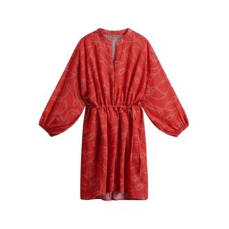 Woolrich Short Dresses, female, Red, Size: S Fluid Short Dress