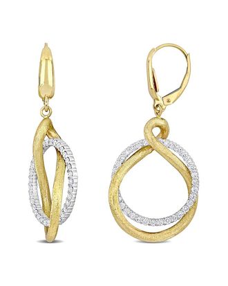 Rina Limor 14K Two-Tone 1.19 Ct. Tw. Diamond Earrings