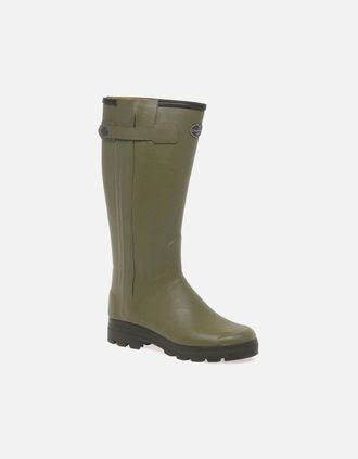 Le Chameau Mens Chasseur Cuir Mens Wellingtons - Tan - Size: 11