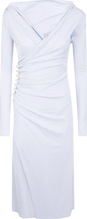 Elisabetta Franchi V Neck Midi Dress