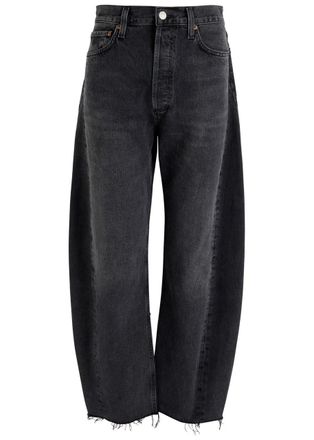 A Gold E Agolde Luna Barrel-leg Jeans - Black - 27 (W27 / UK8-10 / S)