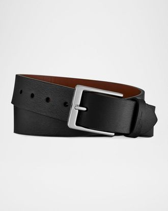 Shinola Men & apos;s Lightning Bolt Leather Belt