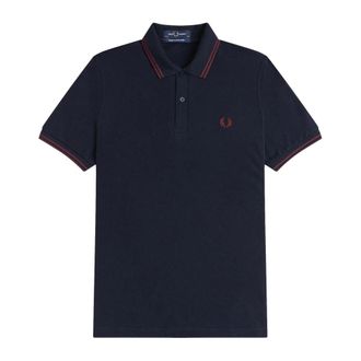 Fred Perry Hombre, Camisetas, Azul, Talla: 4XS