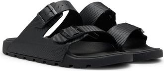 BOSS All-gender twin-strap sandals with structured uppers