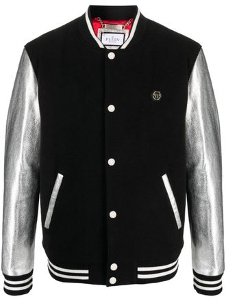 Philipp Plein Bomber metallizzato - Nero