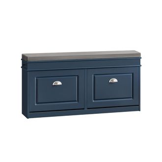 SoBuy Scarpiera Salvaspazio Slim, Portascarpe Salvaspazio Regolabili Blu L104p24a52 Cm Fsr64-w - Sobuy