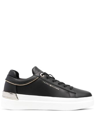 Tommy Hilfiger Sneakers con dettagli metallizzati - Nero