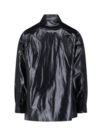 Maison Margiela Mens Shirts Black Linen