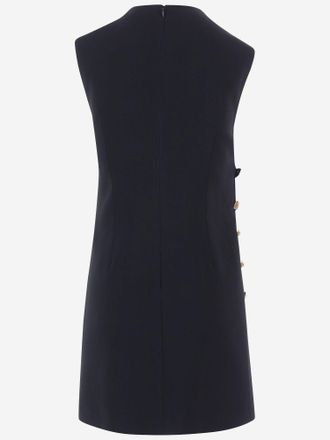 Versace Stretch Viscose Dress - Black