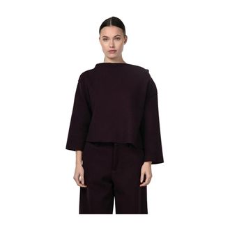 Mason's Ida Sweatshirt - Sweatshirts & Hoodies - Mujer - P&uacute;rpura - XL