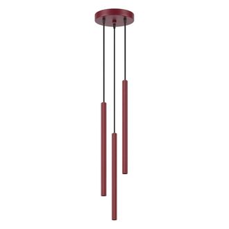 Sollux Lighting L&aacute;mpara colgantes borgo&ntilde;a acero alt. 120 cm