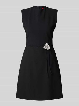 HUGO BOSS Tailliertes Etuikleid mit Viskose-Anteil Modell KELENDI in Black, Gr&ouml;&szlig;e 38