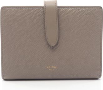 Celine Beige Leather Wallet (Bi-Fold) (Pre-Owned)