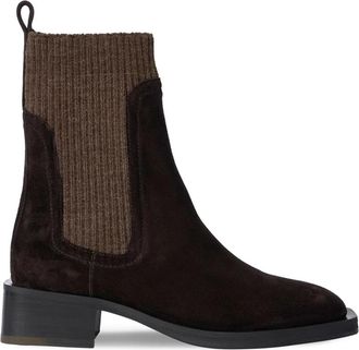 Paul Smith Stivaletto Matola Scamosciato - Dames - Chelseaboots - Bruin - 36 EU - Leer - Schoenen