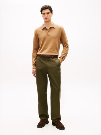 Tommy Hilfiger Mens Relaxed Twill Pant - Army Green - 28W x 34L
