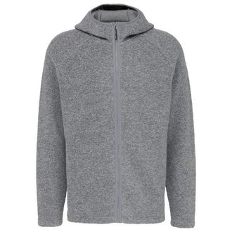 Stoic MerinoPile RissnaSoftSt. Zip Hoody Merinohoodie f&uuml;r Herren | grau