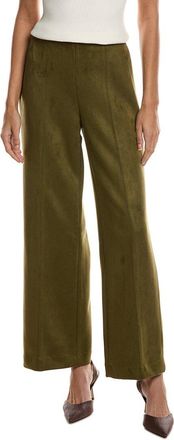 Kenneth Cole Sueded Scuba High-Rise Wide Leg Pant