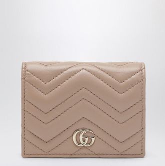 Gucci Small Gg Marmont Wallet In Pale