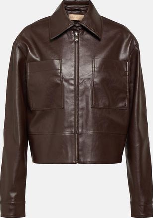 Aya Muse Tolobu faux leather jacket