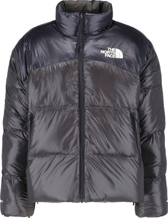 The North Face Grey Pertex Nuptse Reversible Puffer Jacket