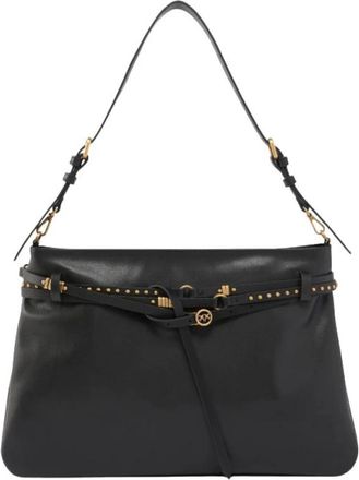 Pinko Belt Bag Big - Dames - Schoudertassen - Zwart - ONE Size - Tassen